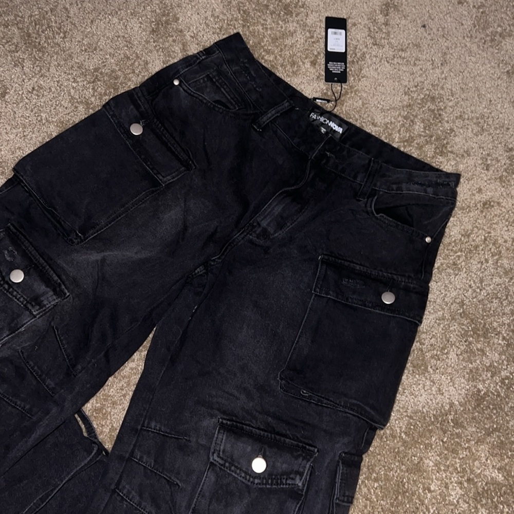 Cargo Jeans (+ Ankle Tie )